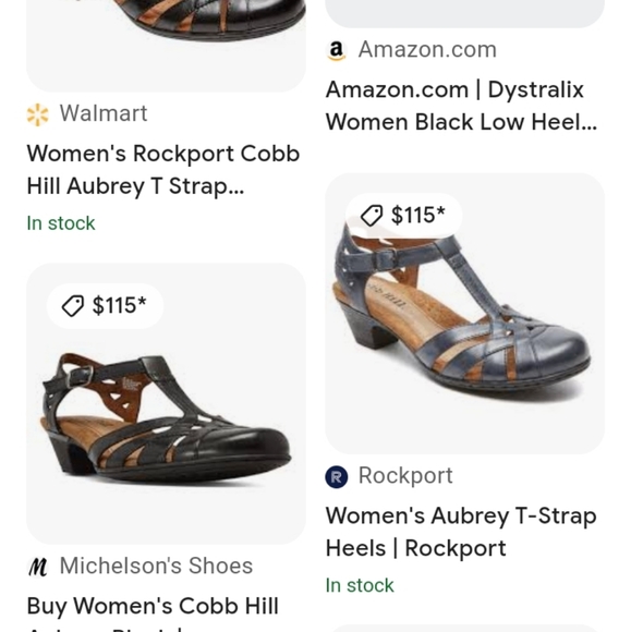 Rockport Cobb Hill collection Aubrey CH t strap heels - Picture 12 of 12